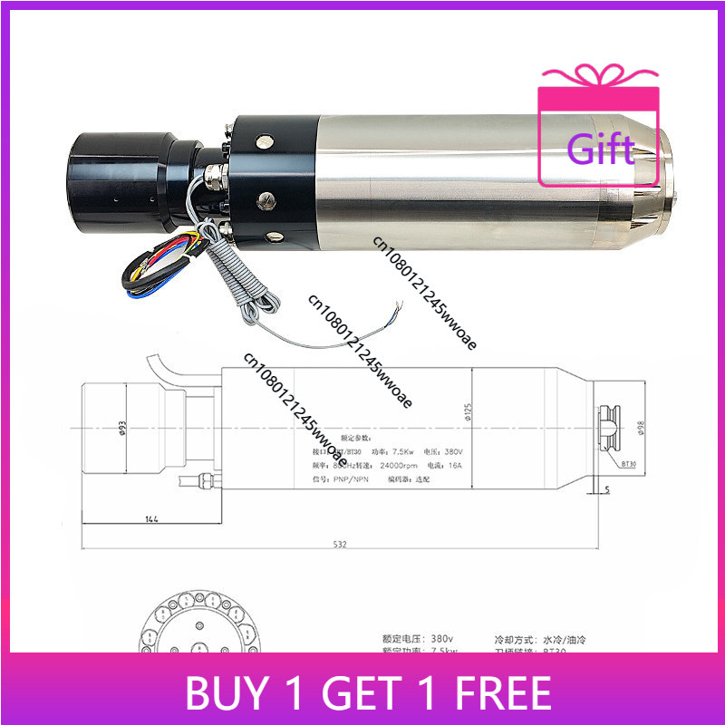 Cnc Spindle Motor - 5,5 kW, 7,5 kW – automatyczny