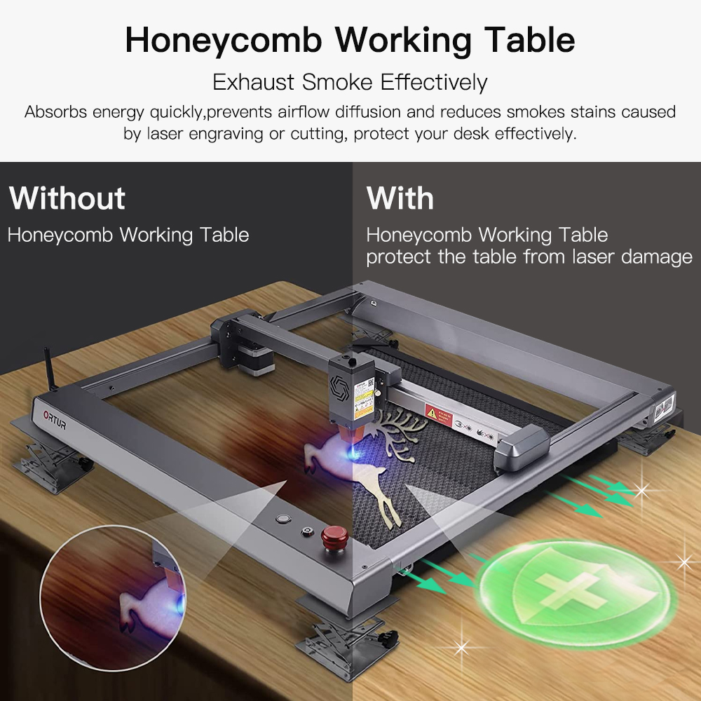 Maszyna do grawerowania lasero – Honeycomb Laser Bed recenzja i cena